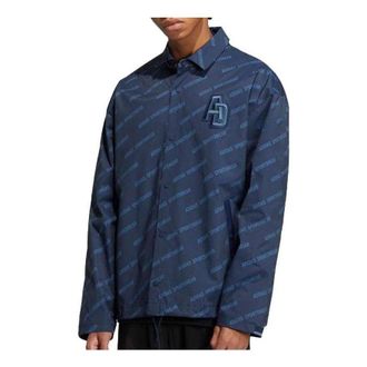 adidas Logo Monogram Jackets Navy IB2749
