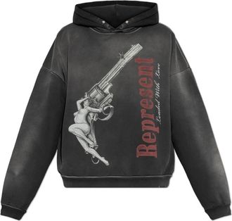Represent Loaded With Love Hoodie - Heren - Hoodies - Grijs - XS - Katoen - Hoodies & sweatvesten