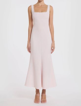 Costarellos Felina Midi Dress In Light Pink