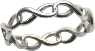 Tiffany & Co. Silver Silver 925 Band Ring (Pre-Owned)