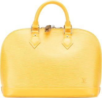 Louis Vuitton Pre-owned Womens Alma Handbag - Mustard Leather - One Size