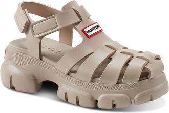 Hunter Belah Lug Sole Fisherman Sandal in Blush Beige at Nordstrom Rack, Size 11