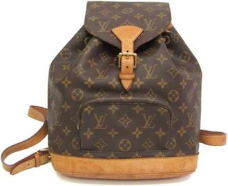 Louis Vuitton Pre-owned Backpacks, female, Brown, Size: ONE SIZE Pre-owned Canvas louis-vuitton-bags