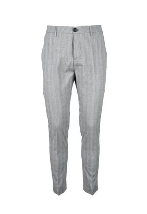 Aglini Aglini Cotton Stretch Pants - Grey
