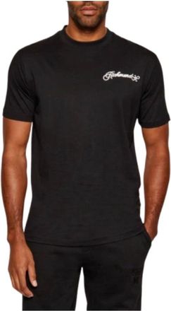 John Richmond T-Shirt Pemeg - Heren - T-shirts - Zwart - S - Katoen - Tops