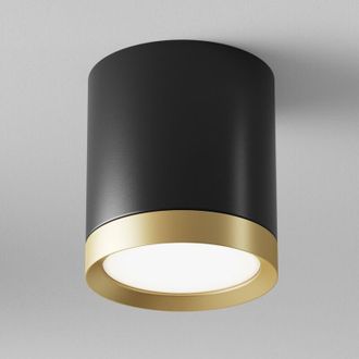 Maytoni Maytoni - Hoop Downlight De Superficie Negro, Dorado, 9.6cm, Gx53
