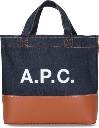 A.P.C. Mini Tote Bag Axel - Blue
