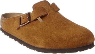 Birkenstock Boston Soft Footbed Suede Leather Clog