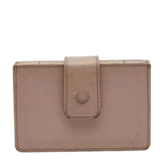 Prada Pre-owned Wallets, female, Beige, Size: ONE SIZE Pre-owned Leather wallets
