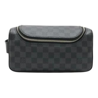 Louis Vuitton Pre-owned Bags, female, Black, Size: ONE SIZE Pre-owned Damier Graphite toiletry pouch