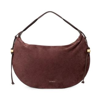 Coccinelle VCB Thess Suede Bim - female - Coccinelle - Shoulder Bags - Red - ONE SIZE - Bags
