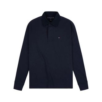 Tommy Hilfiger Polo Shirt - Heren - Polos - Blauw - XL - Katoen - Tops
