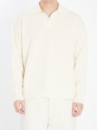 Roberto Collina Wool And Cashmere Over Polo