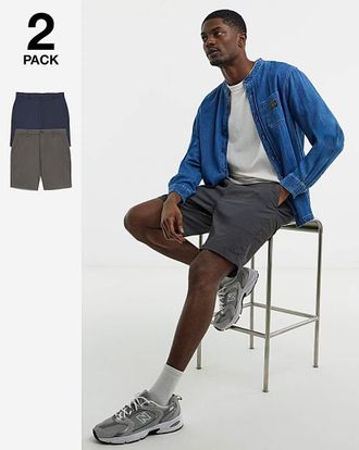 Jacamo 2 Pack Chino Shorts