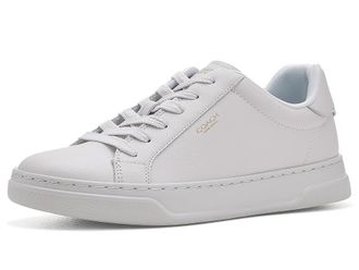 Coach High Line Sneakers Womens Shoes Optic White : 6.5 M, Suede