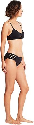 Seafolly Seafolly Collective Strap Hipster Pant Womens Swimwear Black : AUS 12 (US Womens 8), Nylon/Elastane
