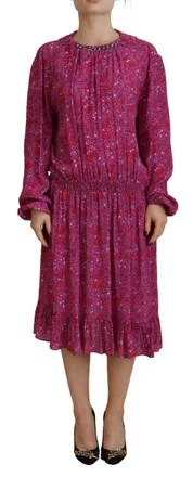 Dsquared2 Dsquared&sup2; Stars Embellished Long Sleeves Womens Dress (Pre-Owned)