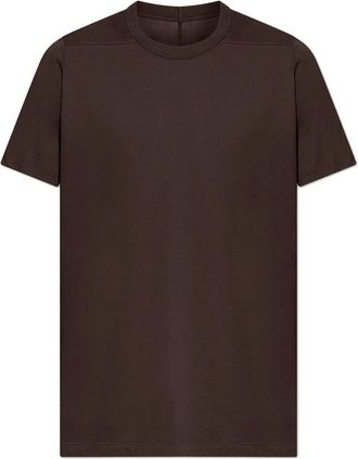Rick Owens T-shirt girocollo a maniche corte - Marrone