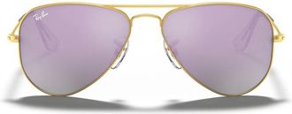Ray-Ban Sunglasses Rj9506 S 249/4 V Junior Aviator Gold/Lilac Children