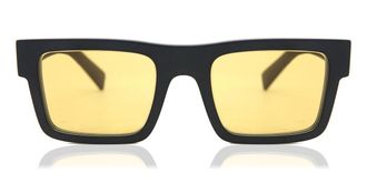 Prada PR 19WS 1BO0B7 Mens Sunglasses Black Size 52