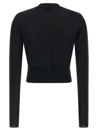 Vivienne Westwood Bea Cropped Cardigan - Black