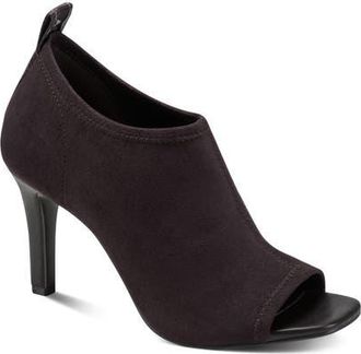 DKNY Brynna Open Toe Bootie in Brown at Nordstrom, Size 6.5