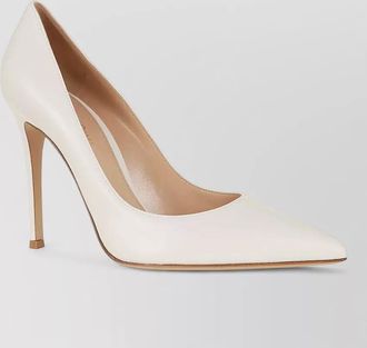 Gianvito Rossi leather pointed-toe stiletto pumps