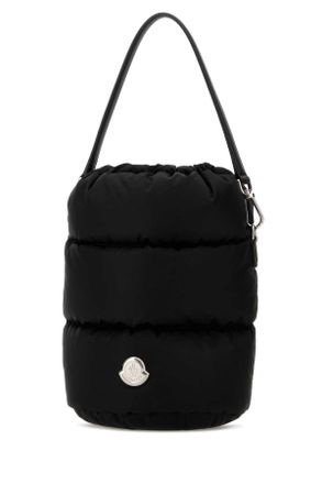 Moncler Womens Black Canvas Caradoc Bucket Bag 999 Borse A Secchiello