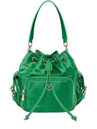 Pinko small drawstring bucket bag - Green