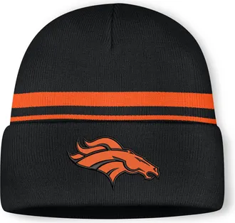 Nike Denver Broncos Primetime Utility Nike Mens NFL Cuffed Beanie in Black | NF40052Y8W-10L