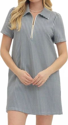Entro Coastal Chic Mini Dress In Blue