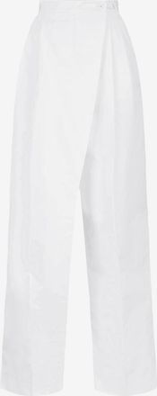 Dolce & Gabbana Ausgestellte Hose in Wickeloptik aus Popeline