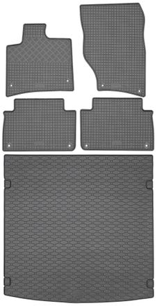 OEM Juego De Alfombrillas De Goma Para Coche Y Alfombrilla Para Maletero Para Audi Q7 I Suv (de Marzo De 2006 A Mayo De 2015)