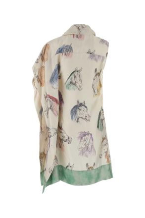 Moschino Womens Abito Fantasiaavorio Abiti Dress
