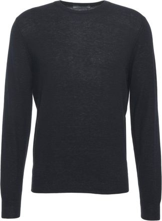 Gender Fine Knit Sweater With Classic Crew Neck And Long Sleeves