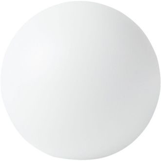 Beliani Lampada a sfera LED per esterni 26 cm in materiale sintetico impermeabile con telecomando bianco Jocoy