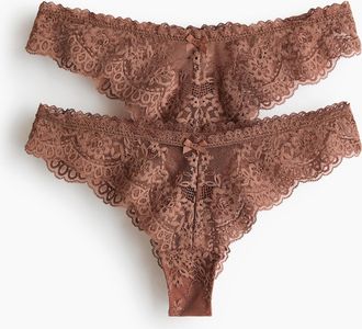 H&M 2er-Pack Brazil Slips - Red