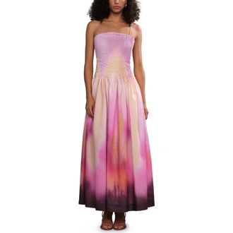 AMUR Grecia pleated dress in Flora In Focus at Nordstrom, Size 10