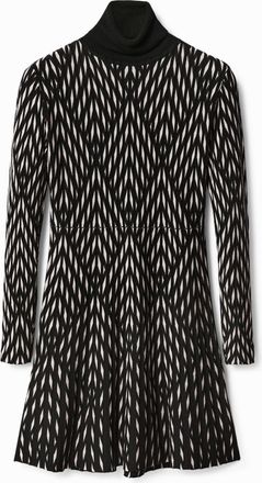 Desigual Dames Zwarte Jurk