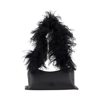 Cult Gaia Tassen, Dames, Zwart, ONE Size, Leer, Eve Handtas