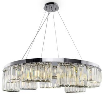 Maytoni Kristall-Pendellampe Colline &oslash; 80 cm