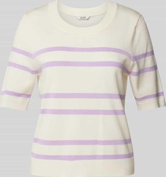 Mbym mbyM Strickpullover mit Rundhalsausschnitt Modell Carla in Flieder, Gr&ouml;&szlig;e XS