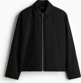 H&M Nylonjacke in Regular Fit - Schwarz
