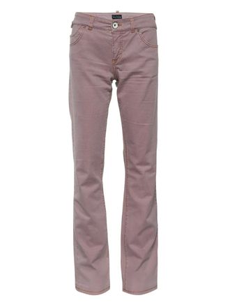 Emporio Armani stretch-design flared jeans - Pink