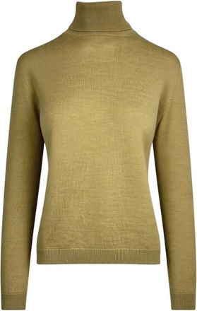 Gran Sasso Jersey de cuello alto - Knitwear - Mujer - Beige - 4XL