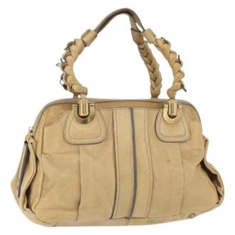 Chlo&eacute; Pre-owned Handbags, female, Beige, Size: ONE SIZE Pre-owned Hand Bag