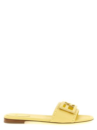 Fendi Womens Baguette Slides