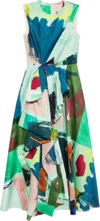Roksanda Ilincic Nura jurk - Groen