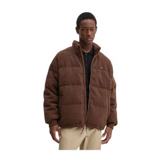 Levi's Donsjack - Heren - Gewatteerde jassen - Bruin - M - Leer - Jassen