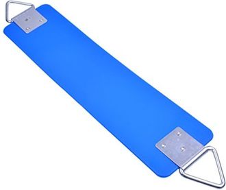 OEM Columpio De Jard&iacute;n De 30,4 X 6 X 0,27 Pulgadas Para Ni&ntilde;os, Ni&ntilde;as Y Adultos Con Aro Met&aacute;lico Triangular - Azul (l&iacute;mite De Peso 113 Kg / 250 Lb)